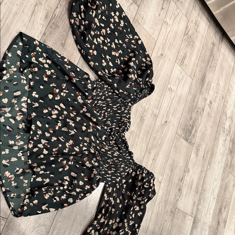 Floral Print Women's Blouse